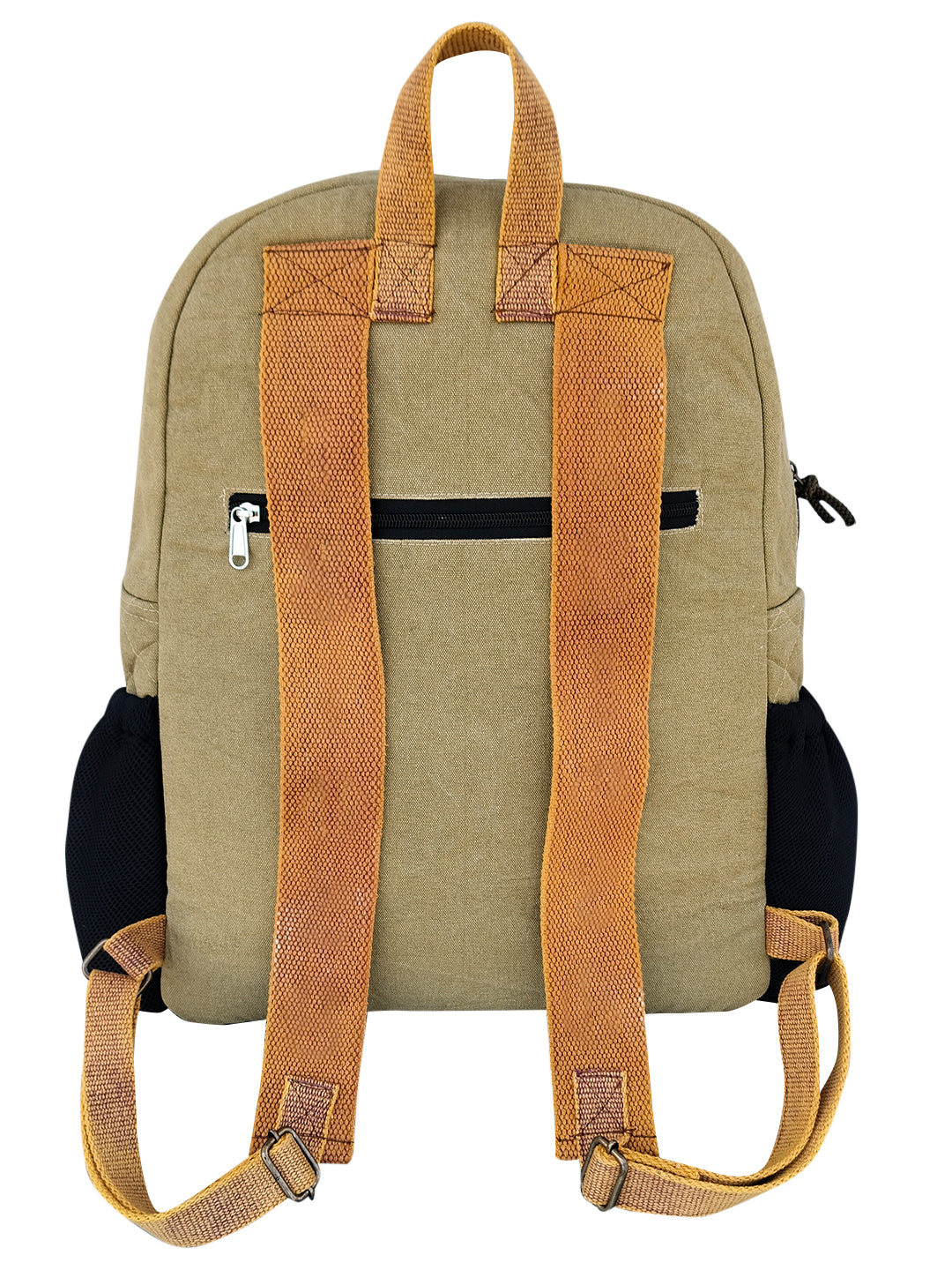 Canvas Laptop Backpack for Men & Women 18 Liters | Casual Bag with Inner Lining & Laptop Compartment (fits up to 15.6 Inch) | Suitable for College & Travel