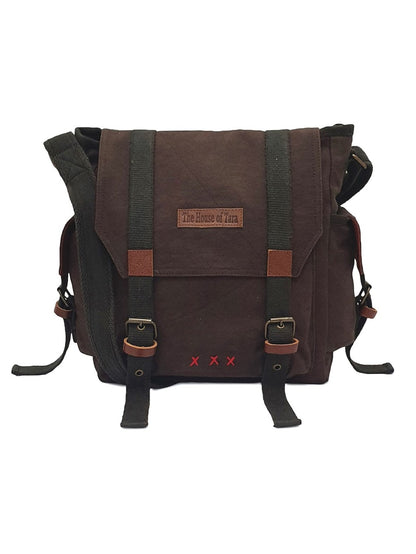 Denim Cotton Canvas Sling Messenger Bag for Men and Women I Multipurpose Crossbody Bag I Travel Bag with Adjustable Strap | Unisex Sling Bag Crossbody Handbag for Office/Travel