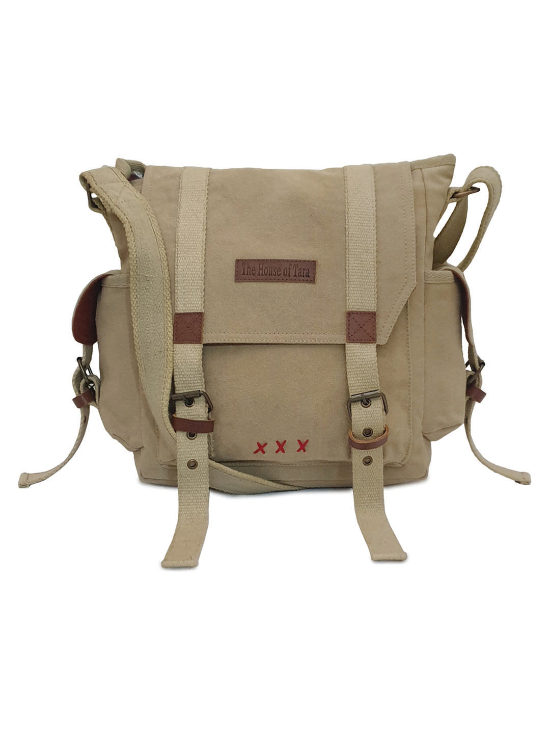Denim Cotton Canvas Sling Messenger Bag for Men and Women I Multipurpose Crossbody Bag I Travel Bag with Adjustable Strap | Unisex Sling Bag Crossbody Handbag for Office/Travel