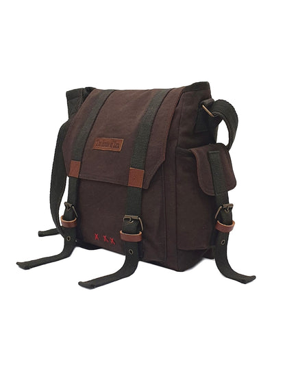 Denim Cotton Canvas Sling Messenger Bag for Men and Women I Multipurpose Crossbody Bag I Travel Bag with Adjustable Strap | Unisex Sling Bag Crossbody Handbag for Office/Travel