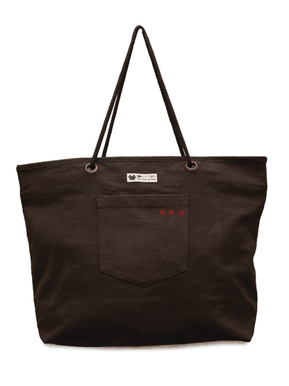 Padded Canvas Tote Bag with Zip Pouch | Metallic Zipper Closure | Compartment for IPad/Tablet & Sunglsses/Phone | Bottle Holder | Strong Nylon Handles | Women