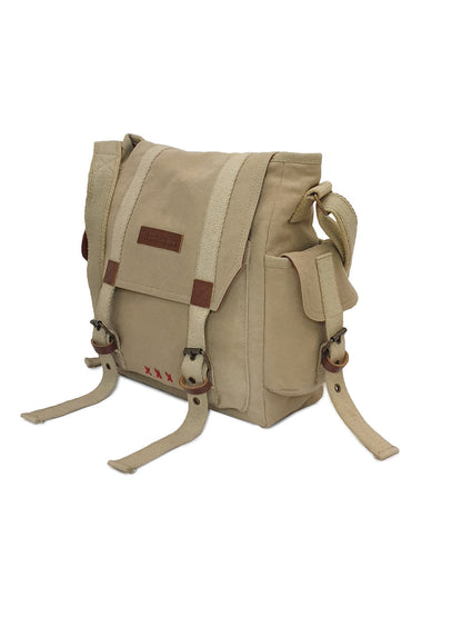 Denim Cotton Canvas Sling Messenger Bag for Men and Women I Multipurpose Crossbody Bag I Travel Bag with Adjustable Strap | Unisex Sling Bag Crossbody Handbag for Office/Travel