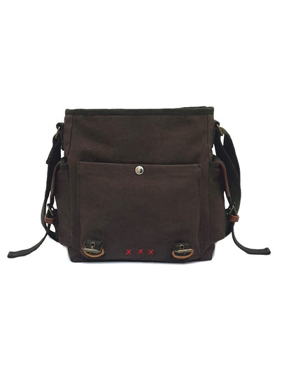 Denim Cotton Canvas Sling Messenger Bag for Men and Women I Multipurpose Crossbody Bag I Travel Bag with Adjustable Strap | Unisex Sling Bag Crossbody Handbag for Office/Travel