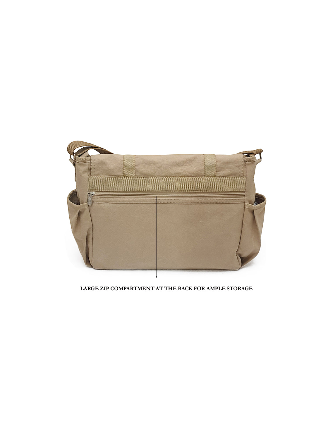 Canvas Messenger Bag for Men and Women | Sling Laptop Bag fits Upto 15.6 Inch Size | Crossbody Bag with  Inner Lining, Adjustable Straps & Padded Partition