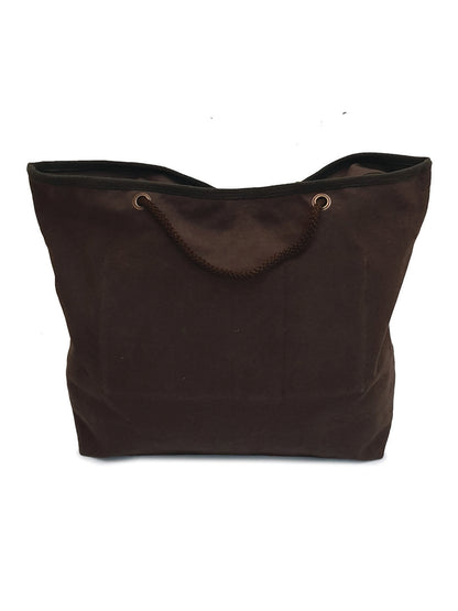 Padded Canvas Tote Bag with Zip Pouch | Metallic Zipper Closure | Compartment for IPad/Tablet & Sunglsses/Phone | Bottle Holder | Strong Nylon Handles | Women