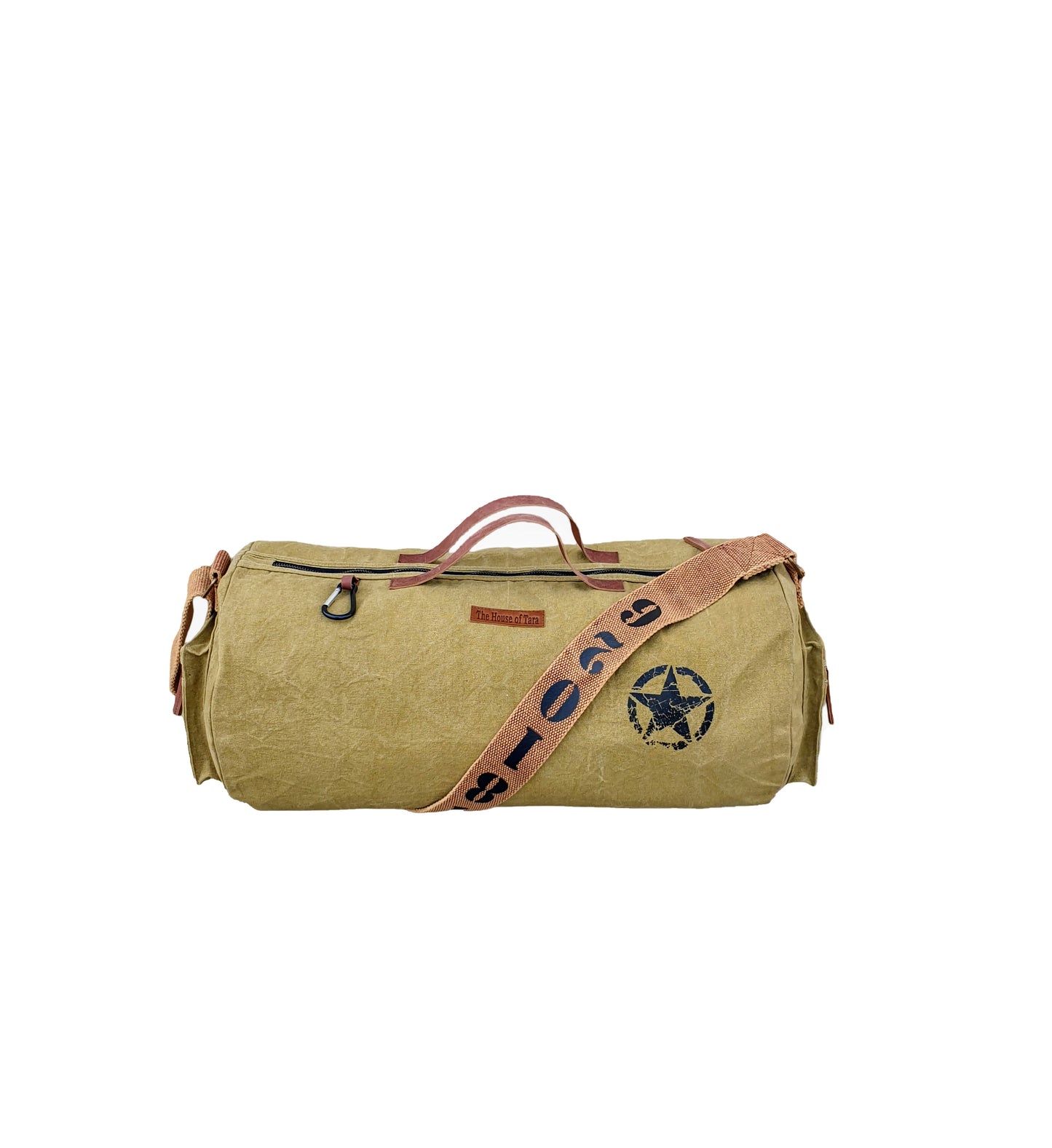 Canvas Travel Duffle Bag | 25 litres | Sports Duffel | Gym Bags | for Men and Women | Adjustable Broad Strap | Airline Carry-On Luggage | Quick Access Pockets |