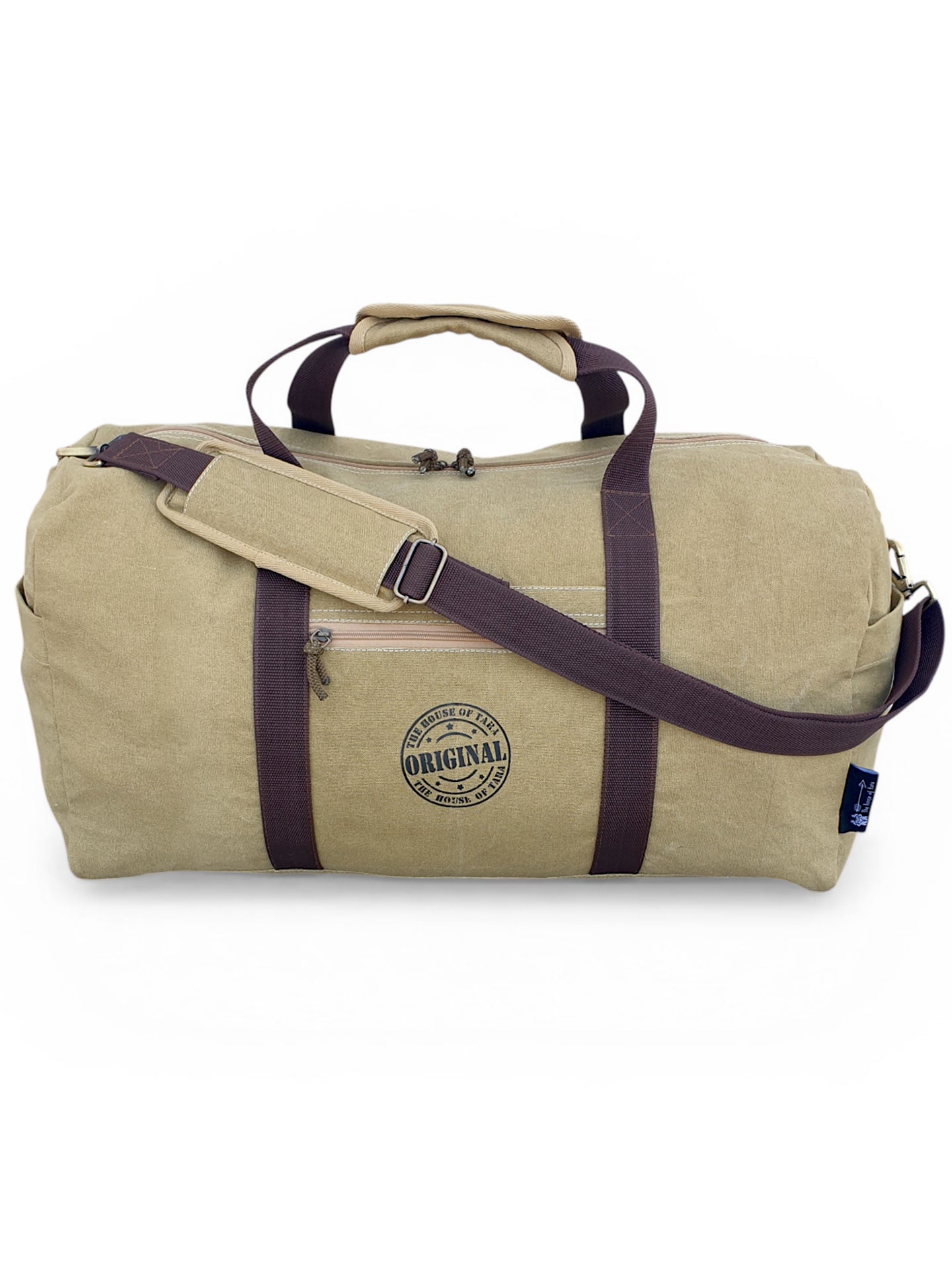 Canvas Travel Duffle Bag | 53 litres | Sports Duffel | Gym Bags | for Men and Women | 100% Cotton Lining | Detachable Broad Strap | Airline Carry-On Luggage | Oversize |