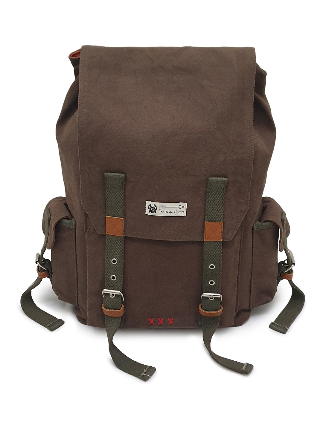 Canvas Backpack for Men and Women 23L | Casual Cotton Bag With  Inner Lining, 4 External & 3 Internal Pockets | Backpacks Suitable for College, Travel & Hiking