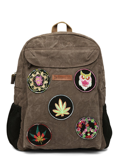 Canvas Laptop Backpack for Men & Women 16 Liters | Casual Bag with Waterproof Inner Lining & Laptop Compartment (fits up to 15.6 Inch) | Suitable for College & Travel