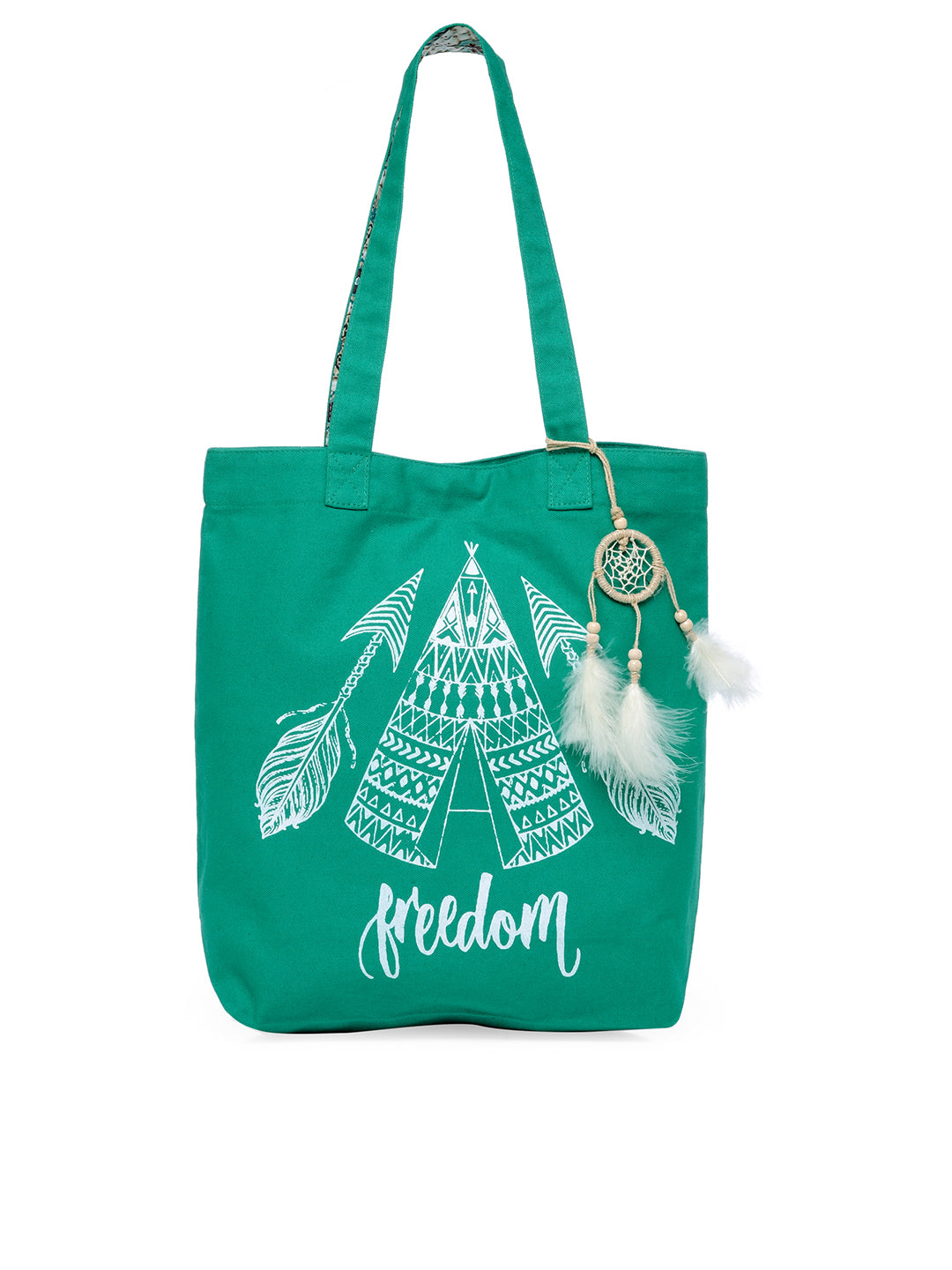 Cotton Canvas Tote Bag | Magnetic Closure & a Safety Pocket | Stylish Shoulder Bag for College & Daily Use | Digital Printed Design | With Tassel | For Women & Girls