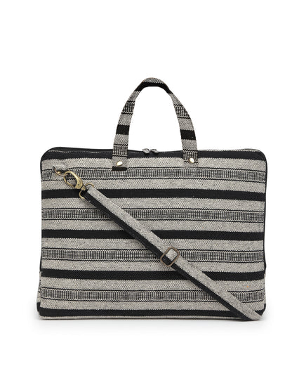 Multicolor Ethnic Handloom Fabric Laptop Messenger Bag for Men and Women | Formal Crossbody Sling Bag for College Purpose | Laptop Upto 15.6 Inch | Handbags with Shoulder Straps
