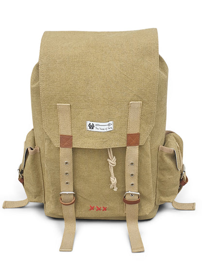 Canvas Backpack for Men and Women 23L | Casual Cotton Bag With  Inner Lining, 4 External & 3 Internal Pockets | Backpacks Suitable for College, Travel & Hiking