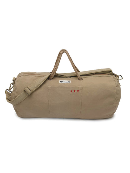 Canvas Travel Duffle Bag | 40 litres | Sports Duffel | Gym Bags | for Men and Women | Detachable Strap | Airline Carry-On Luggage | Quick Access Pockets |
