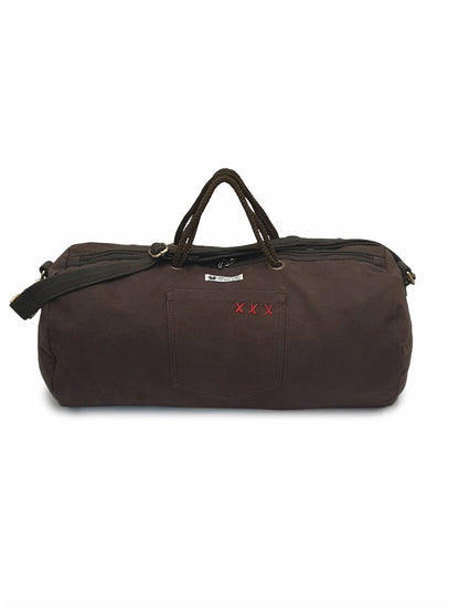 Canvas Travel Duffle Bag | 40 litres | Sports Duffel | Gym Bags | for Men and Women | Detachable Strap | Airline Carry-On Luggage | Quick Access Pockets |