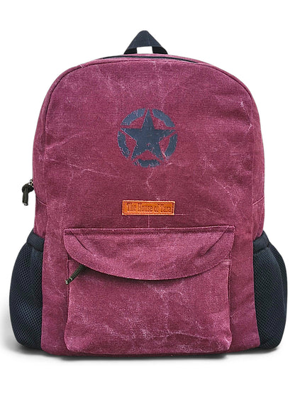 Canvas Laptop Backpack for Men & Women 18 Liters | Casual Bag with Polyester Lining & Laptop Compartment (fits up to 15.6 Inch) | Suitable for College & Travel