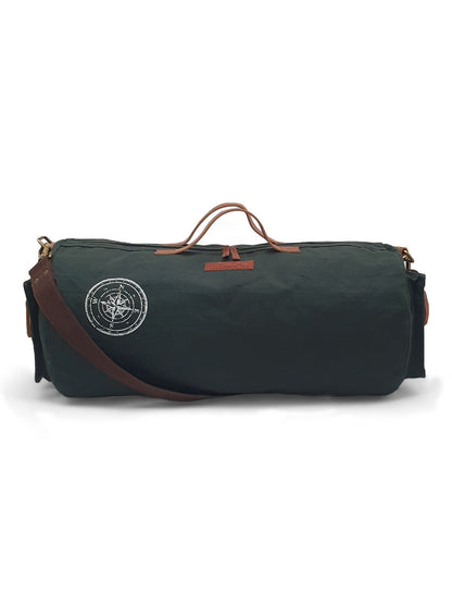 Canvas Travel Duffle Bag 25 litres | Sports Duffel | for Men and Women | Adjustable Removable Strap | Gym Bag | Luggage Garment Bag | Quick Access Pockets |