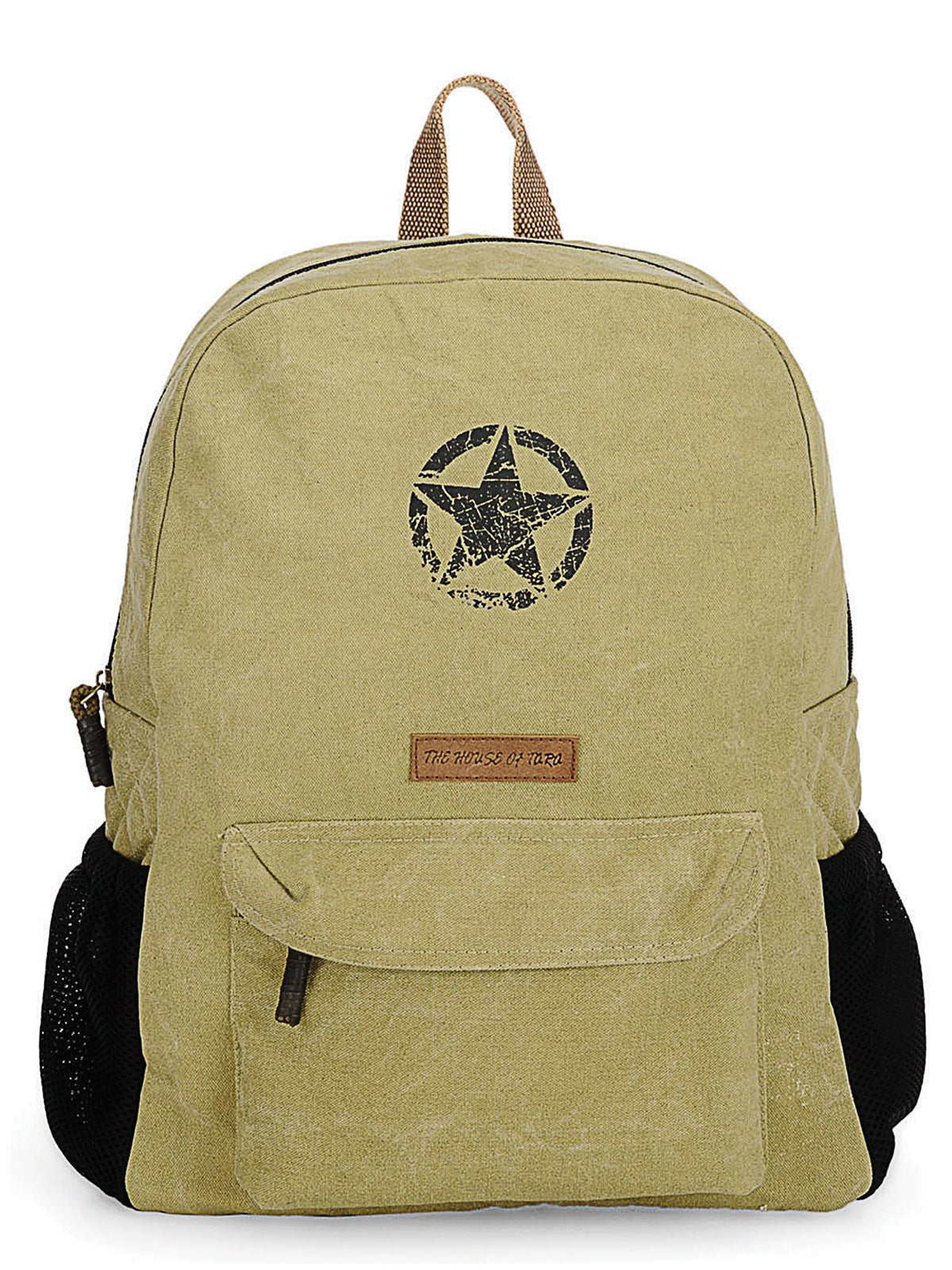 Canvas Laptop Backpack for Men & Women 18 Liters | Casual Bag with  Inner Lining & Laptop Compartment (fits up to 15.6 Inch) | Suitable for College & Travel