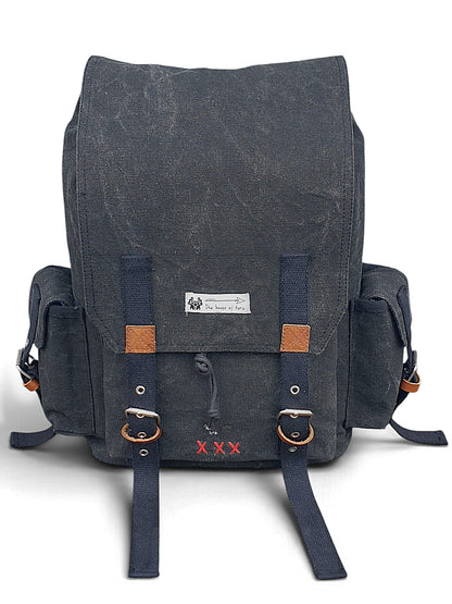 Canvas Backpack for Men and Women 23L | Casual Cotton Bag With  Inner Lining, 4 External & 3 Internal Pockets | Backpacks Suitable for College, Travel & Hiking