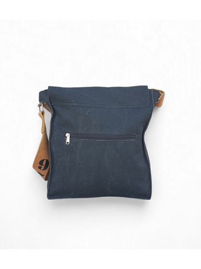 Sturdy Cotton Canvas Messenger Bags for Men and Women | With two Magnetic Snap Buttons Flap Closure, Adjustable Body Strap & Multiutility Lobster Hook