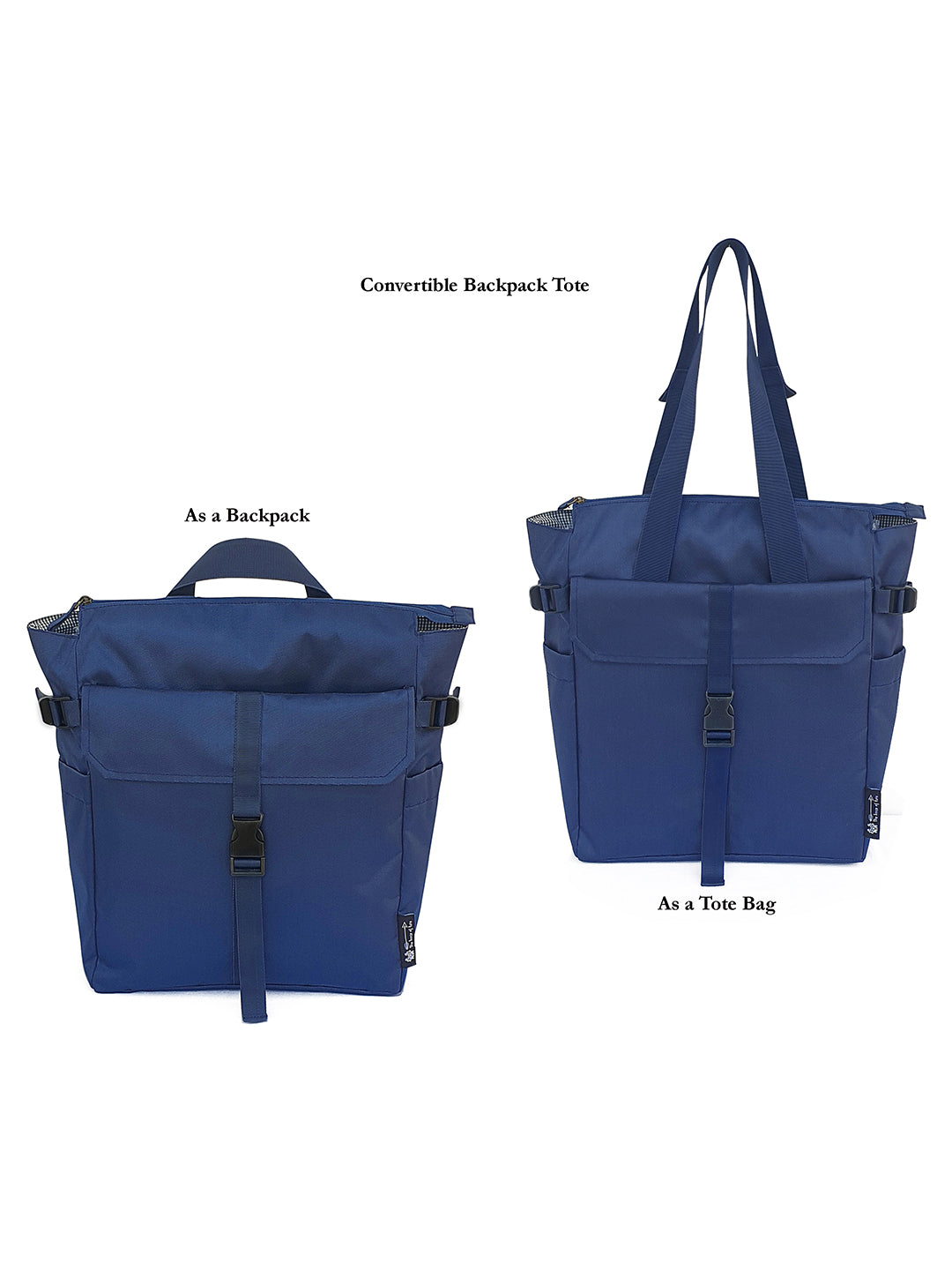 Backpack convertible Tote for Men & Women | 16 Litres | Stylish 2 in 1 Convertible Bag |For Office, College, Travel & Hiking | 15.6 inch Laptop Compatible