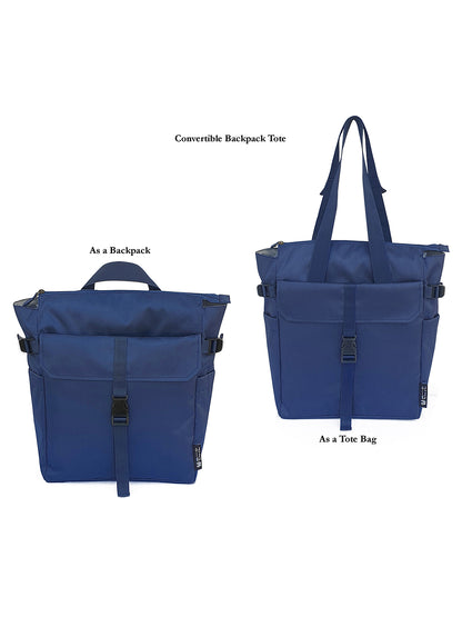 Backpack convertible Tote for Men & Women | 16 Litres | Stylish 2 in 1 Convertible Bag |For Office, College, Travel & Hiking | 15.6 inch Laptop Compatible