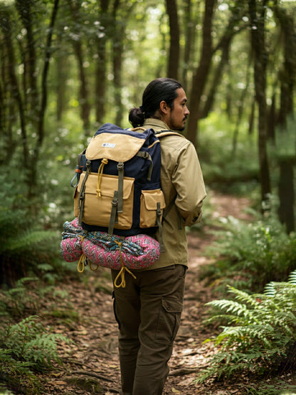 Canvas Backpack for Men and Women 40L | Casual Cotton Bag With  Inner Lining, Padded Laptop Compartment & External Pockets | Suitable for College, Travel & Hiking