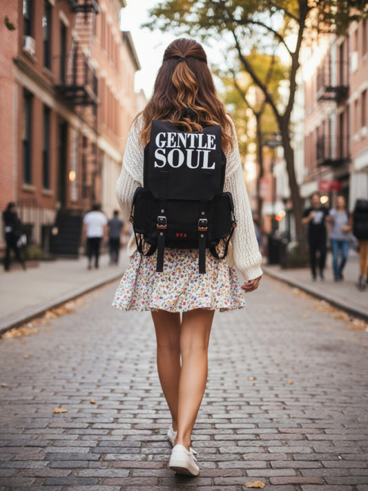 Canvas Backpack for Men & Women 23 Liters | Casual Bags With  Inner Lining, 4 External & 2 Internal Pockets & Adjustable straps | Suitable for Office & College