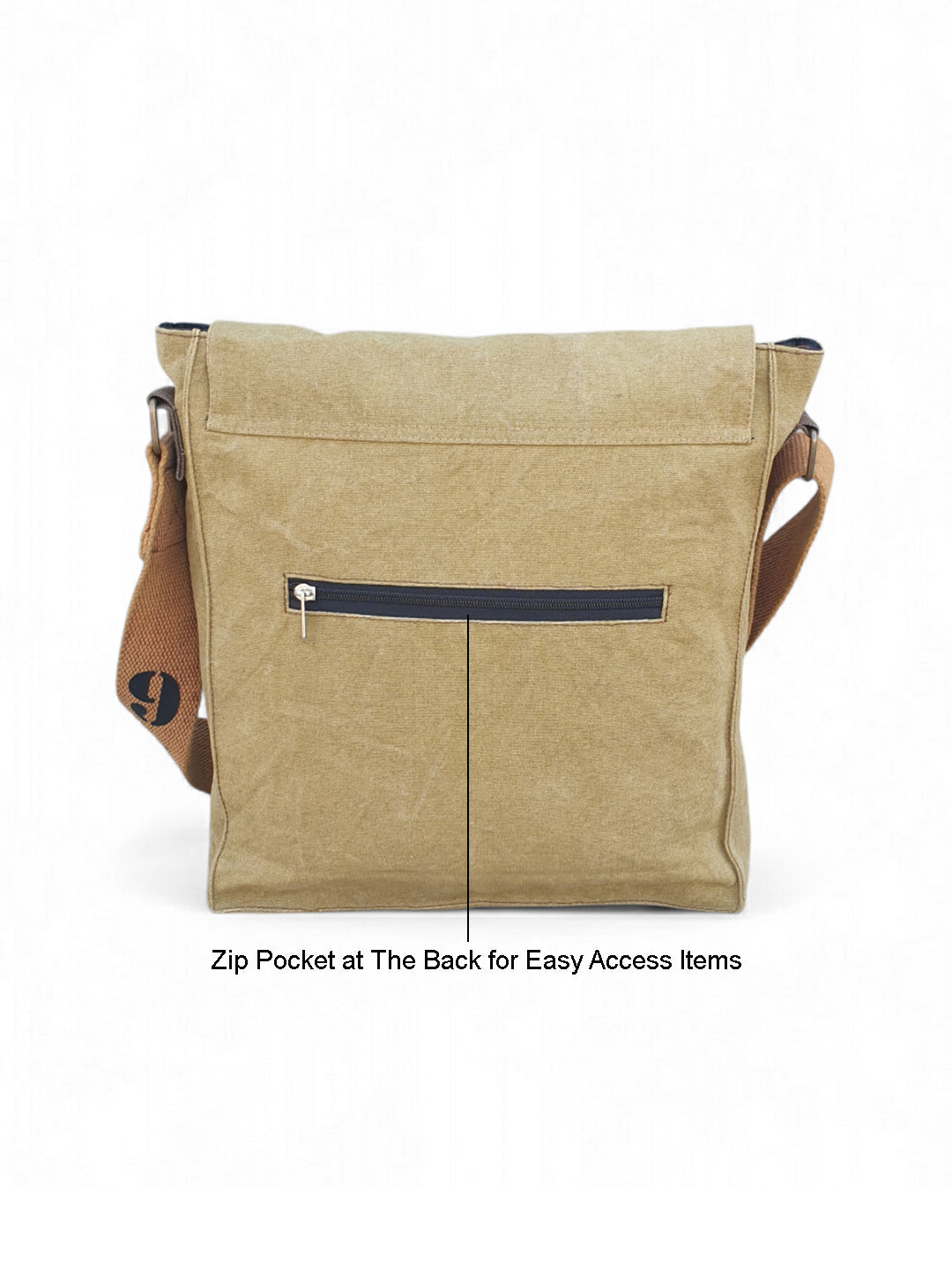 Sturdy Cotton Canvas Messenger Bags for Men and Women | With two Magnetic Snap Buttons Flap Closure, Adjustable Body Strap & Multiutility Lobster Hook