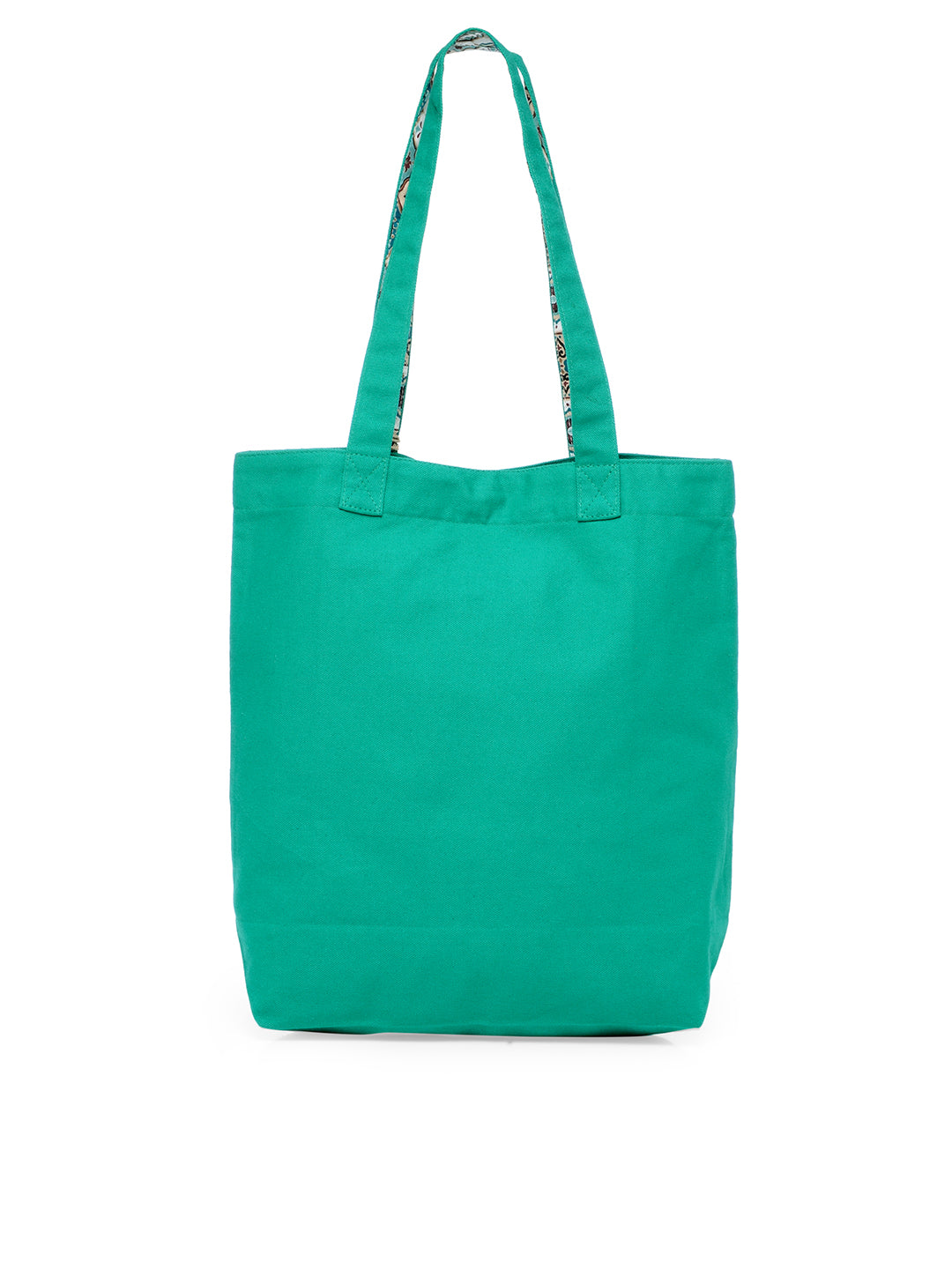 Cotton Canvas Tote Bag | Magnetic Closure & a Safety Pocket | Stylish Shoulder Bag for College & Daily Use | Digital Printed Design | With Tassel | For Women & Girls