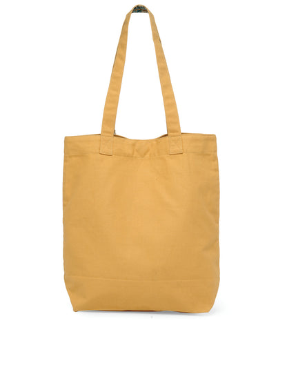 Cotton Canvas Tote Bag | Magnetic Closure & a Safety Pocket | Stylish Shoulder Bag for College & Daily Use | Digital Printed Design | With Tassel | For Women & Girls