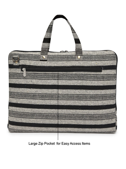 Multicolor Ethnic Handloom Fabric Laptop Messenger Bag for Men and Women | Formal Crossbody Sling Bag for College Purpose | Laptop Upto 15.6 Inch | Handbags with Shoulder Straps