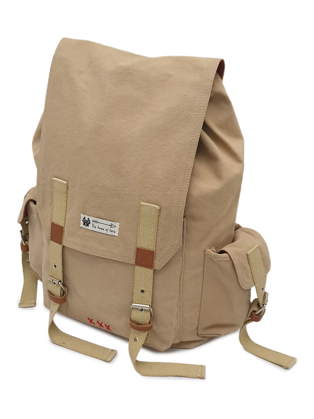 Canvas Backpack for Men and Women 23L | Casual Cotton Bag With  Inner Lining, 4 External & 3 Internal Pockets | Backpacks Suitable for College, Travel & Hiking