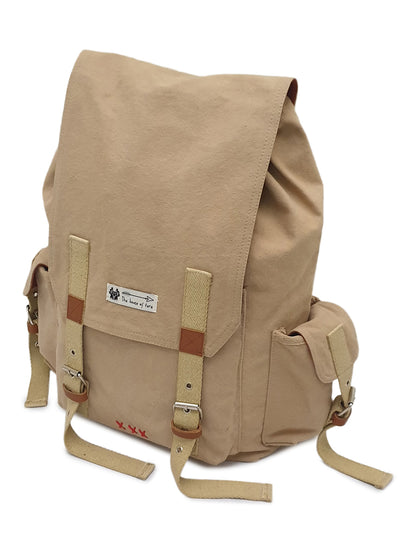 Canvas Backpack for Men and Women 23L | Casual Cotton Bag With  Inner Lining, 4 External & 3 Internal Pockets | Backpacks Suitable for College, Travel & Hiking