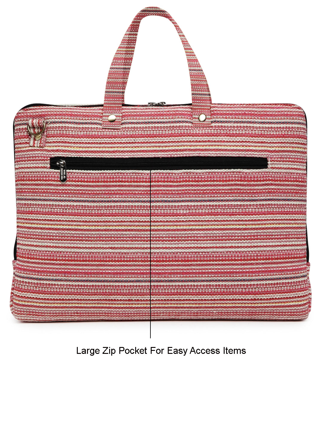 Multicolor Ethnic Handloom Fabric Laptop Messenger Bag for Men and Women | Formal Crossbody Sling Bag for College Purpose | Laptop Upto 15.6 Inch | Handbags with Shoulder Straps