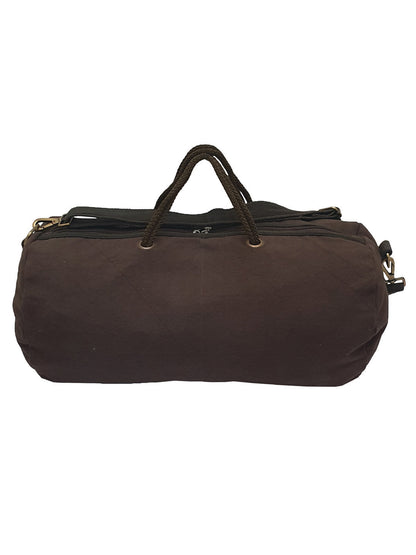 Canvas Travel Duffle Bag | 40 litres | Sports Duffel | Gym Bags | for Men and Women | Detachable Strap | Airline Carry-On Luggage | Quick Access Pockets |