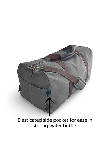 Canvas Travel Duffle Bag | 53 litres | Sports Duffel | Gym Bags | for Men and Women | 100% Cotton Lining | Detachable Broad Strap | Airline Carry-On Luggage | Oversize |