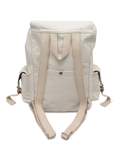 Canvas Backpack for Men & Women 23 Liters | Casual Bags With  Inner Lining, 4 External & 2 Internal Pockets & Adjustable straps | Suitable for Office & College