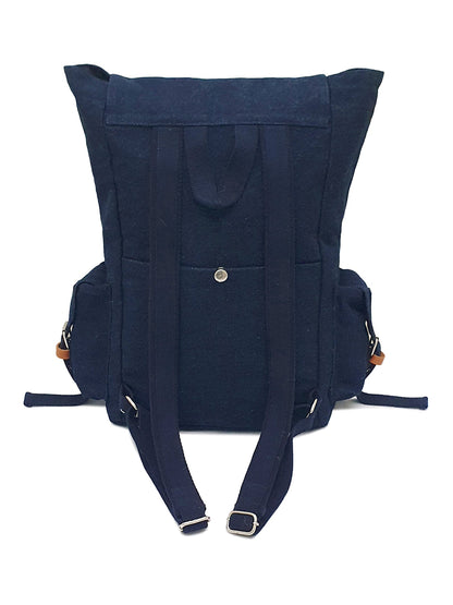 Canvas Backpack for Men & Women 23 Liters | Casual Bags With  Inner Lining, 4 External & 2 Internal Pockets & Adjustable straps | Suitable for Office & College