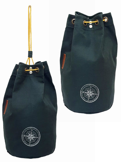 Canvas Backpack for Men & Women 20 Litres | Casual Cotton Bag with Spacious Compartment & Drawstring Strap | Stylish Bag suitable for College, Hiking & Everyday Essentials