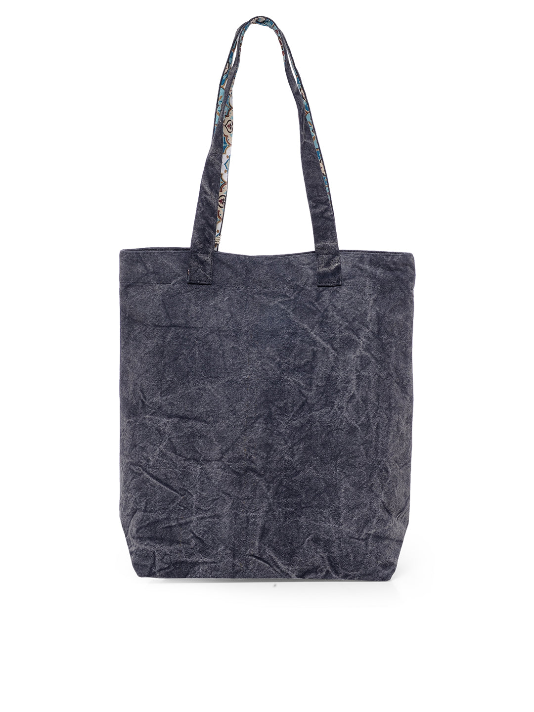 Cotton Canvas Tote Bag | Magnetic Closure & a Safety Pocket | Stylish Shoulder Bag for College & Daily Use | Digital Printed Design | With Tassel | For Women & Girls