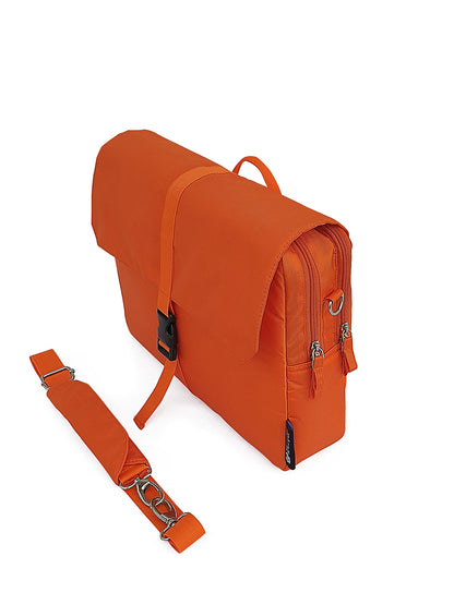 Laptop Messenger Bag | With Trolley & Detachable Shoulder Strap | 2 Zip Compartments & Multiple internal pockets | Lightweight for Travel | Fits UpTo 15.6" Laptop