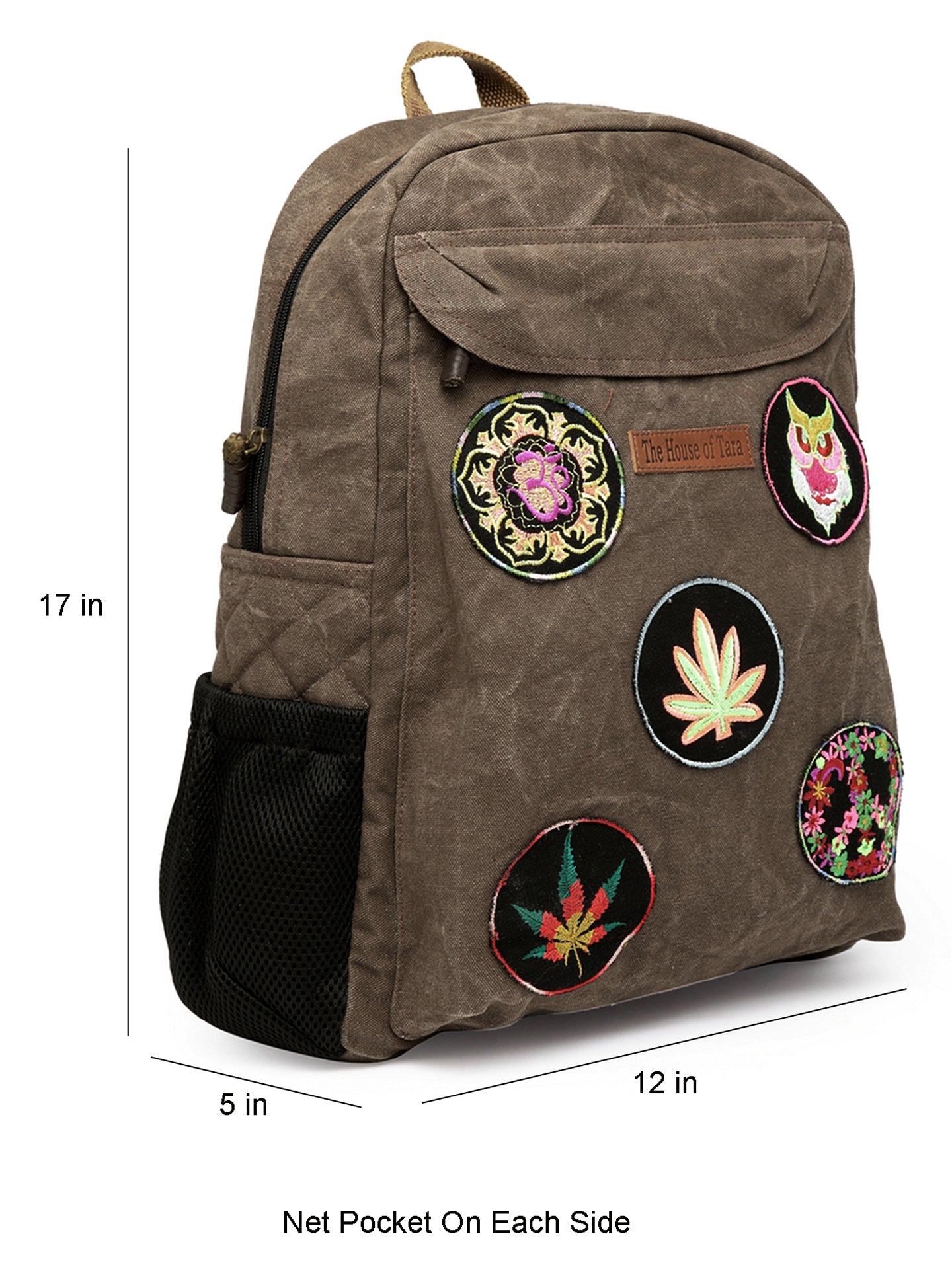 Canvas Laptop Backpack for Men & Women 16 Liters | Casual Bag with Waterproof Inner Lining & Laptop Compartment (fits up to 15.6 Inch) | Suitable for College & Travel