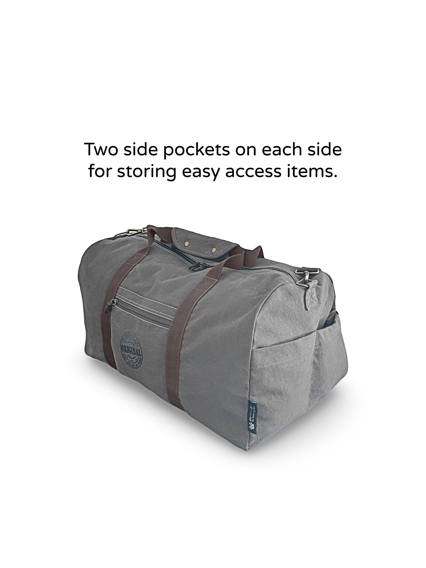 Canvas Travel Duffle Bag | 53 litres | Sports Duffel | Gym Bags | for Men and Women | 100% Cotton Lining | Detachable Broad Strap | Airline Carry-On Luggage | Oversize |