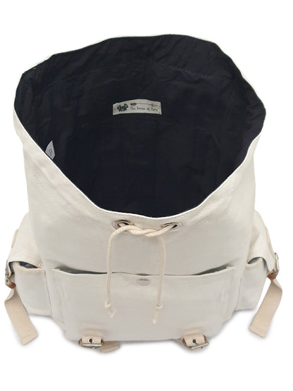 Canvas Backpack for Men & Women 23 Liters | Casual Bags With  Inner Lining, 4 External & 2 Internal Pockets & Adjustable straps | Suitable for Office & College