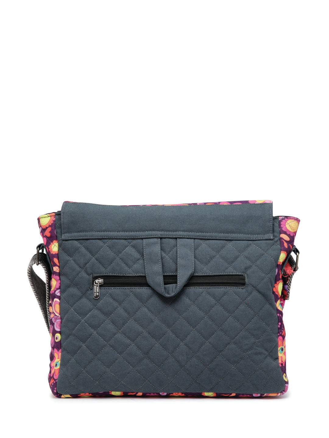 Cotton Canvas Tassel Embellished Printed Cross Body Messenger Sling Bag for Women | Travel Office Business Shoulder Bag for Women | Crossbody Purse With Adjustable Strap