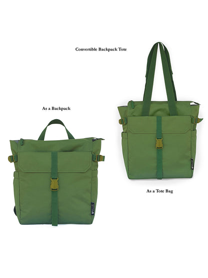 Backpack convertible Tote for Men & Women | 16 Litres | Stylish 2 in 1 Convertible Bag |For Office, College, Travel & Hiking | 15.6 inch Laptop Compatible