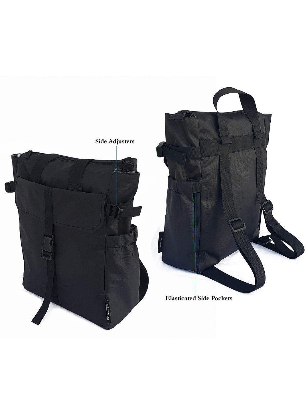 Backpack convertible Tote for Men & Women | 16 Litres | Stylish 2 in 1 Convertible Bag |For Office, College, Travel & Hiking | 15.6 inch Laptop Compatible