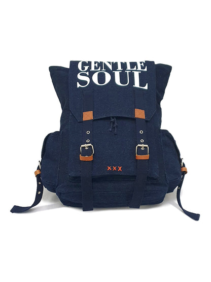 Canvas Backpack for Men & Women 23 Liters | Casual Bags With  Inner Lining, 4 External & 2 Internal Pockets & Adjustable straps | Suitable for Office & College