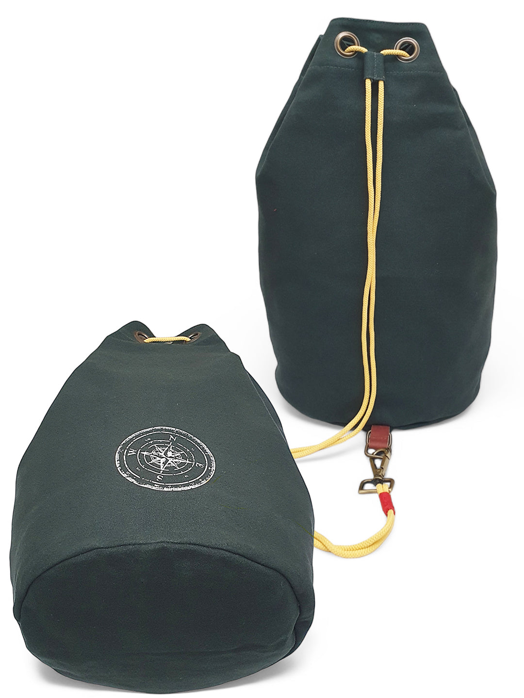 Canvas Backpack for Men & Women 20 Litres | Casual Cotton Bag with Spacious Compartment & Drawstring Strap | Stylish Bag suitable for College, Hiking & Everyday Essentials