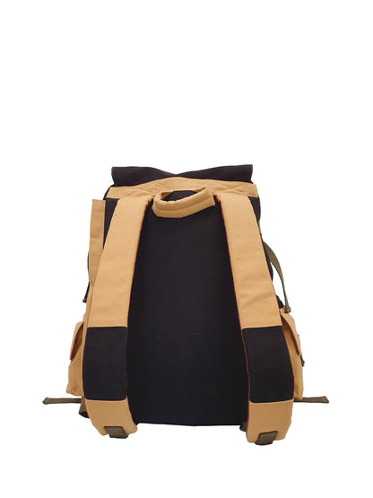 Canvas Backpack for Men and Women 40L | Casual Cotton Bag With  Inner Lining, Padded Laptop Compartment & External Pockets | Suitable for College, Travel & Hiking